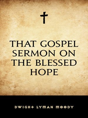 cover image of That Gospel Sermon on the Blessed Hope